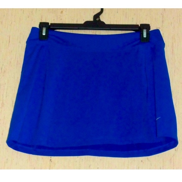 Nike Pants - NIKE GOLF DRI-FIT PARAMOUNT BLUE KNIT PULL ON SKORT W/ POCKET SIZE L